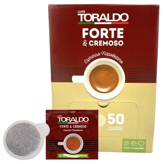 Caffè Toraldo - Miscela Forte & Cremoso - 50 Cialde ESE44