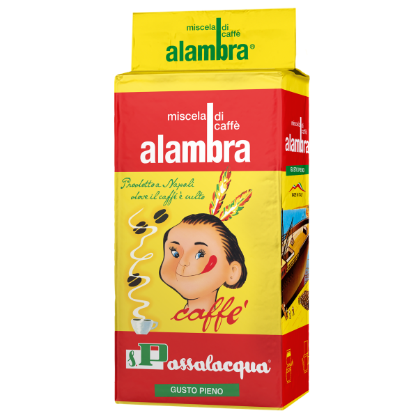 Passalacqua Alambra - Gusto Pieno - Caffè Macinato in Pacchetto 250 g