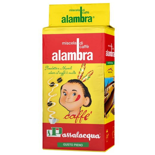 Passalacqua Alambra - Gusto Pieno - Caffè Macinato in Pacchetto 250 g