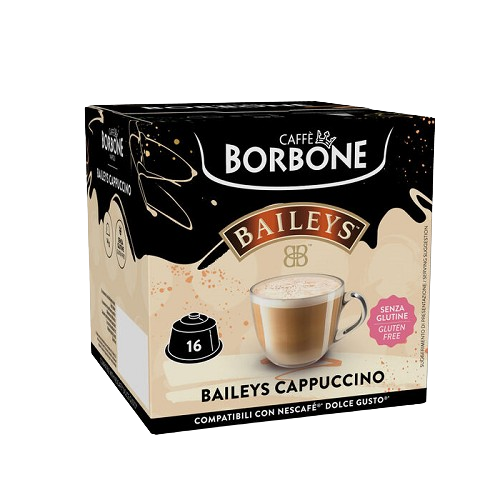 Caffè Borbone - Baileys Cappuccino - 16 Capsule Compatibili Dolce Gusto
