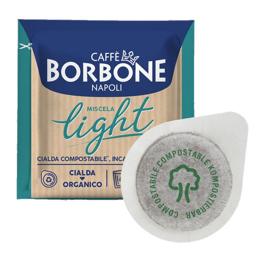 Caffè Borbone - Miscela Light (50% Blu / 50% Dek) - 50 Cialde ESE44