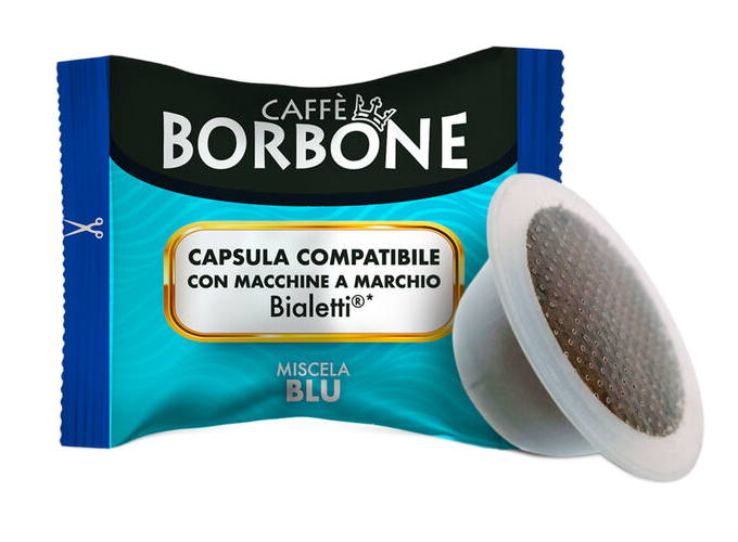 Caffè Borbone - Miscela Blu - 50 Capsule Compatibili Bialetti