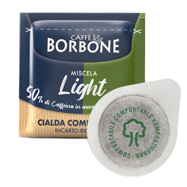 Caffè Borbone - Miscela Light (50% Blu / 50% Dek) - 50 Cialde ESE44