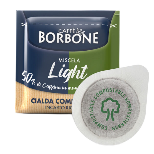 Caffè Borbone - Miscela Light (50% Blu / 50% Dek) - 50 Cialde ESE44