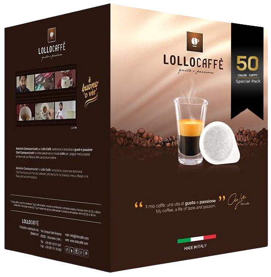 Lollo Caffè - Miscela Nera - 50 Cialde ESE44