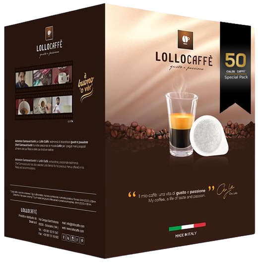 Lollo Caffè - Miscela Nera - 50 Cialde ESE44