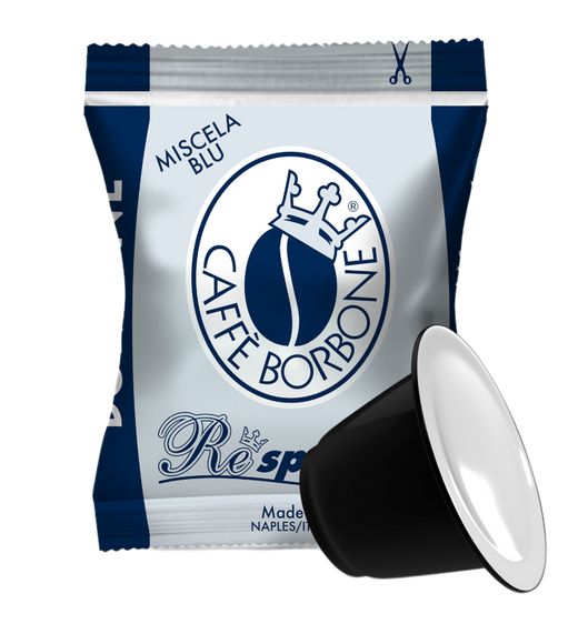 Caffè Borbone Respresso - Miscela Blu - 100 Capsule Compatibili Nespresso