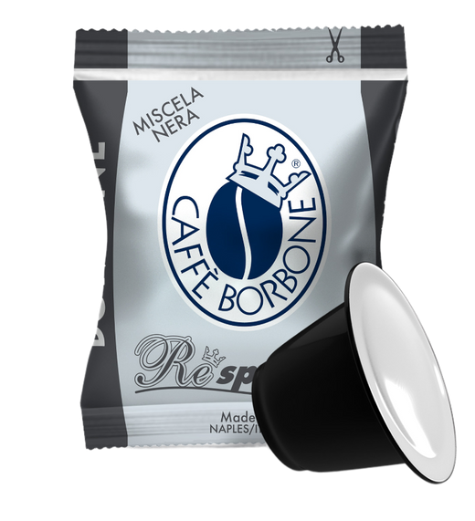 Caffè Borbone Respresso - Miscela Nera - 100 Capsule Compatibili Nespresso