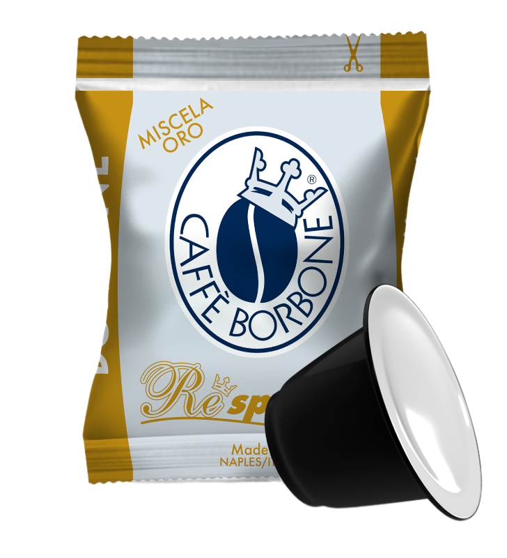 Caffè Borbone Respresso - Miscela Oro - 100 Capsule Compatibili Nespresso