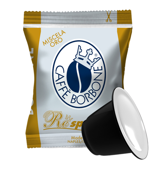 Caffè Borbone Respresso - Miscela Oro - 100 Capsule Compatibili Nespresso