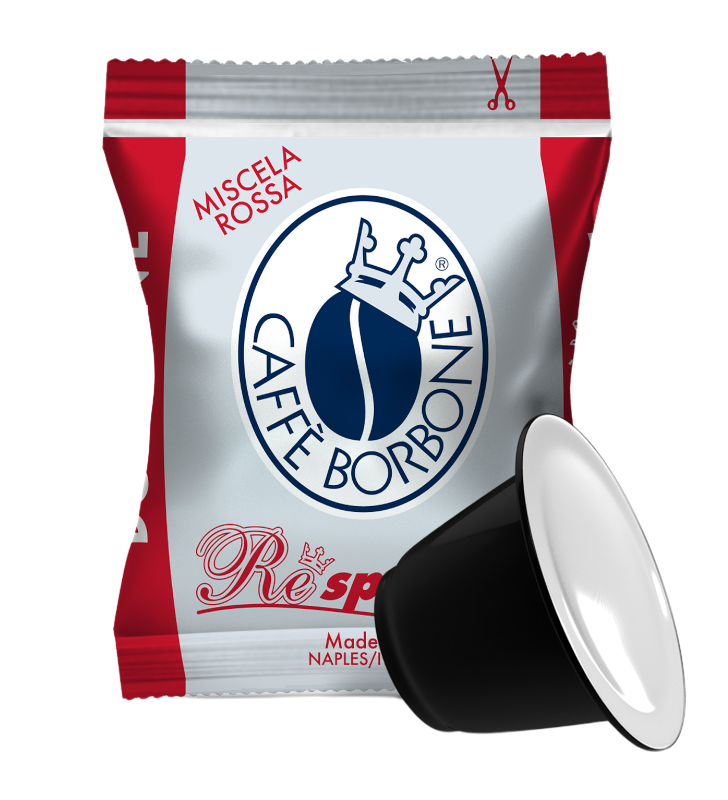 Caffè Borbone Respresso - Miscela Rossa - 100 Capsule Compatibili Nespresso