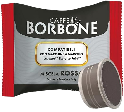 Caffè Borbone - Miscela Rossa - 50 Capsule Compatibili Espresso Point