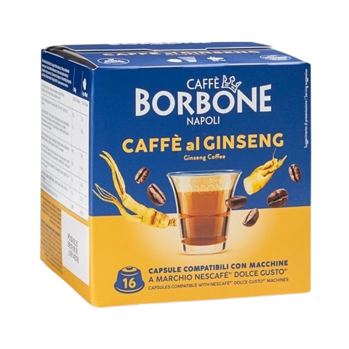 Caffè Borbone - Caffè al Ginseng - 16 Capsule Compatibili Dolce Gusto