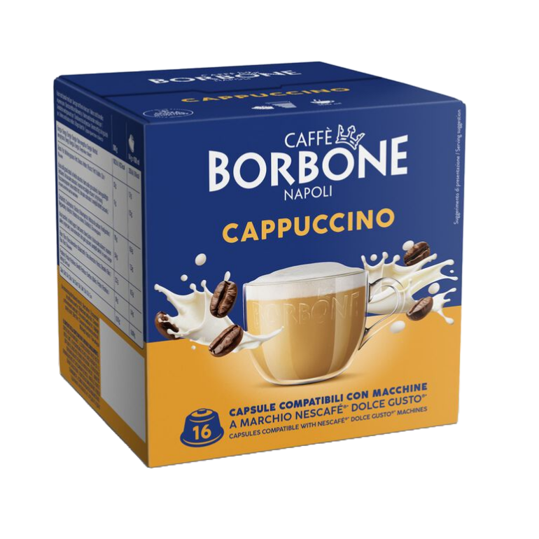 Caffè Borbone - Cappuccino - 16 Capsule Compatibili Dolce Gusto