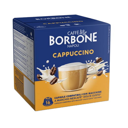Caffè Borbone - Cappuccino - 16 Capsule Compatibili Dolce Gusto