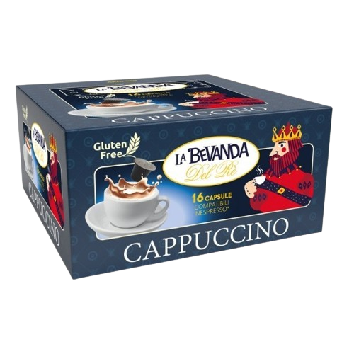 La Bevanda del Rè - Cappuccino - 16 Capsule Compatibili Nespresso