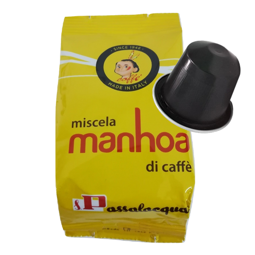 Passalacqua Manhoa - Gusto Vellutato - 100 Capsule Compatibili Nespresso