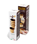 Foodrinks Chocup Mini 30 ml - 5 Snack Bicchierini in Wafer e Cioccolato Fondente