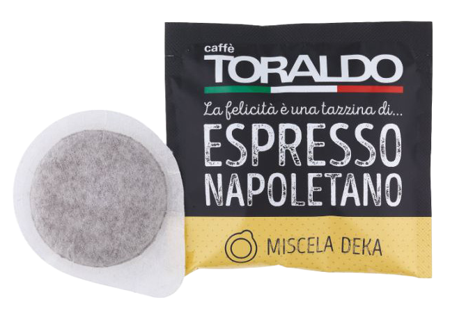 Caffè Toraldo - Miscela Deka - Decaffeinato - 50 Cialde ESE44