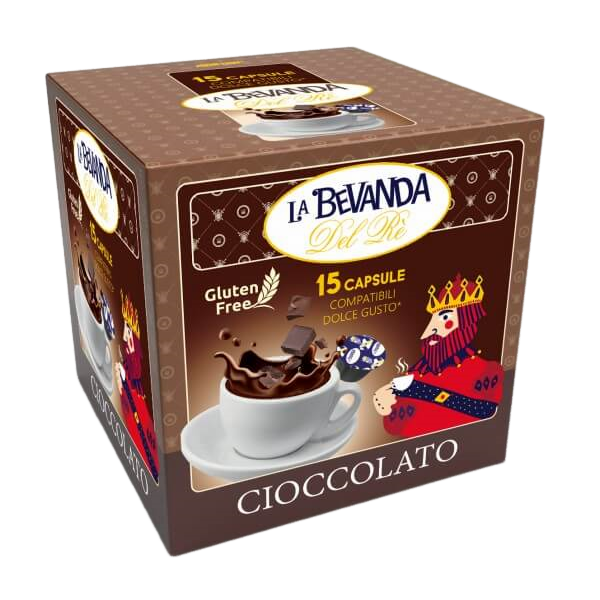 La Bevanda del Rè - Cioccolato - 15 Capsule Compatibili Dolce Gusto