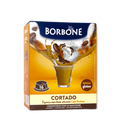 Caffè Borbone Cortado - Espresso Macchiato - 16 Capsule Compatibili A Modo Mio
