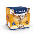Caffè Borbone Cortado - Espresso Macchiato - 16 Capsule Compatibili Dolce Gusto