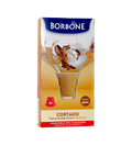 Caffè Borbone Cortado - Espresso Macchiato - 10 Capsule Compatibili Nespresso