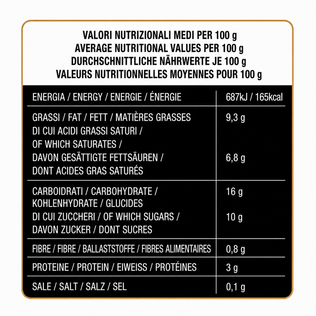 Caffè Borbone - Crema Caffè con Baileys - Brick 550 g