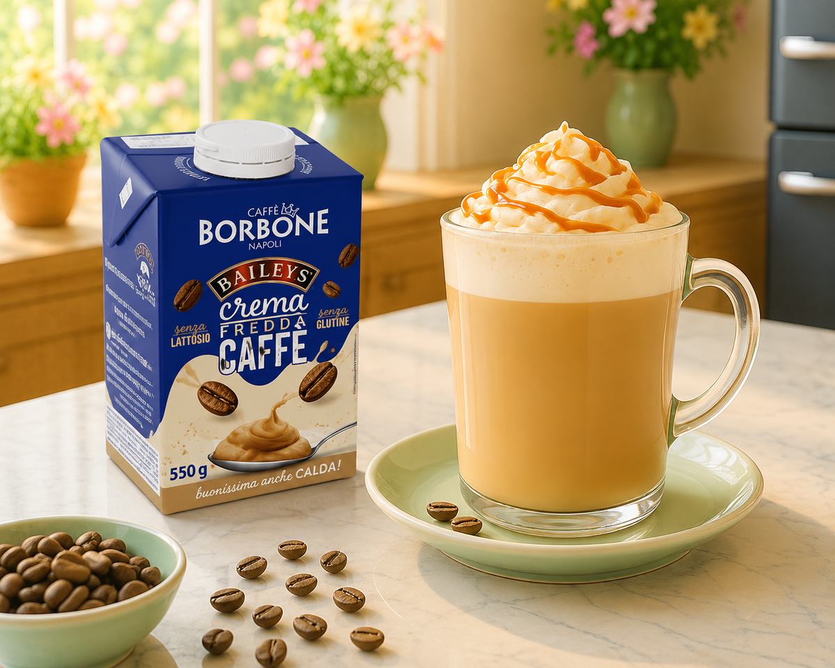 Caffè Borbone - Crema Caffè con Baileys - Brick 550 g