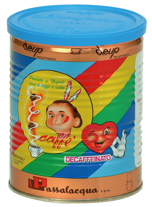 Passalacqua Deup - Decaffeinato - Caffè Macinato in Lattina 250 g