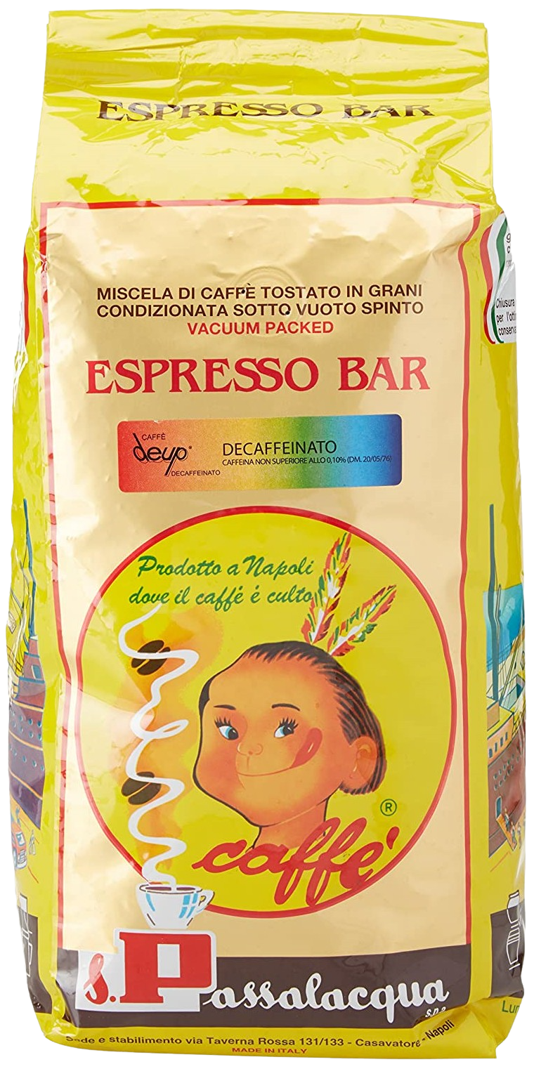Passalacqua Deup - Decaffeinato - Espresso Bar - Caffè in Grani 1 kg