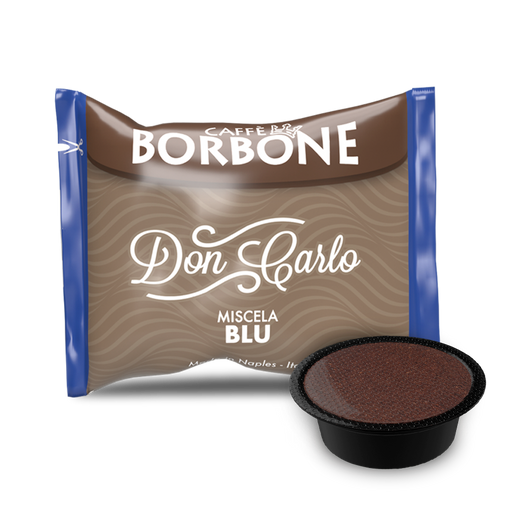 Caffè Borbone Don Carlo - Miscela Blu - 100 Capsule Compatibili A Modo Mio