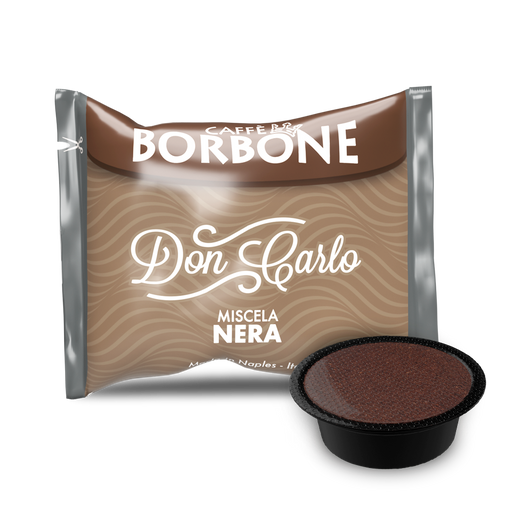 Caffè Borbone Don Carlo - Miscela Nera - 100 Capsule Compatibili A Modo Mio
