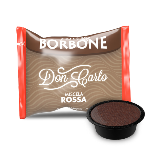 Caffè Borbone Don Carlo - Miscela Rossa - 50 Capsule Compatibili A Modo Mio