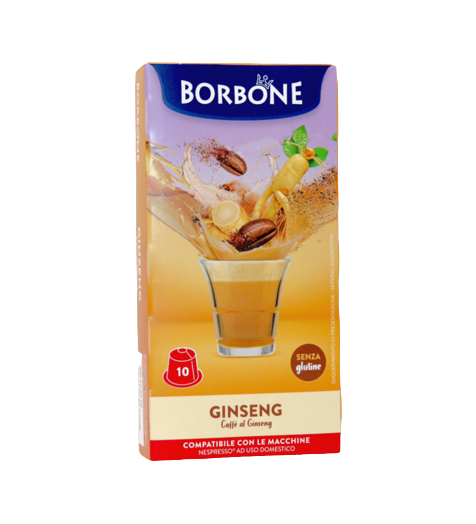 Caffè Borbone - Ginseng - 10 Capsule Compatibili Nespresso