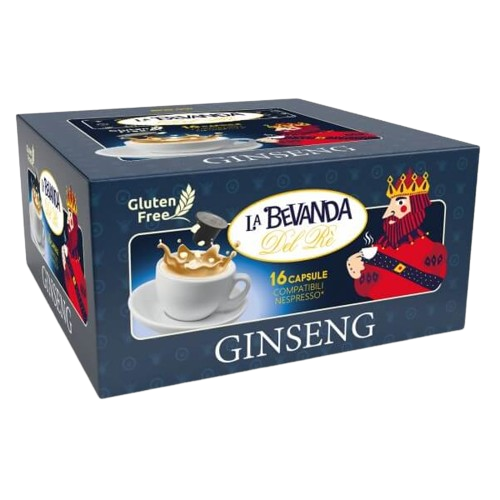 La Bevanda del Rè - Ginseng - 16 Capsule Compatibili Nespresso