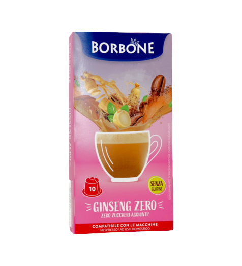 Caffè Borbone - Ginseng Zero - 10 Capsule Compatibili Nespresso
