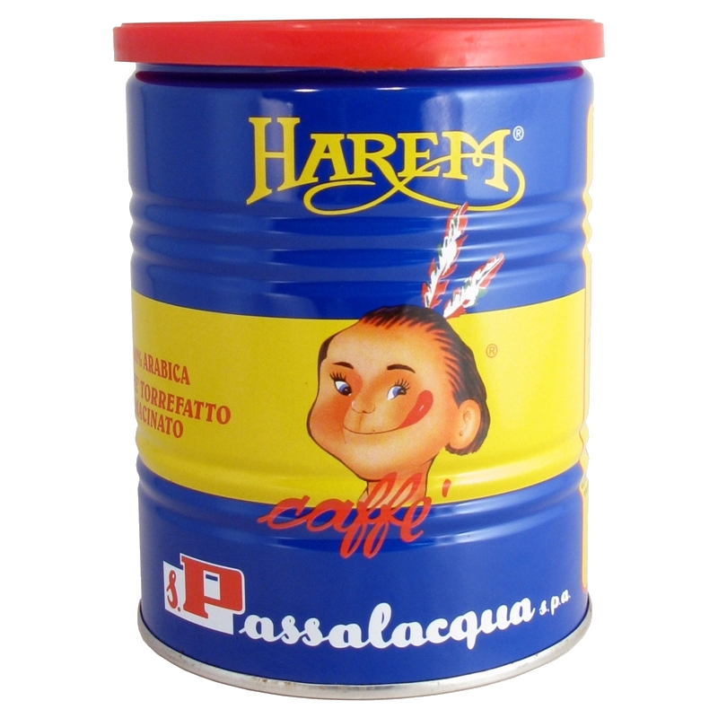 Passalacqua Harem - Gusto Unico - 100% Arabica - Caffè Macinato in Lattina 250 g
