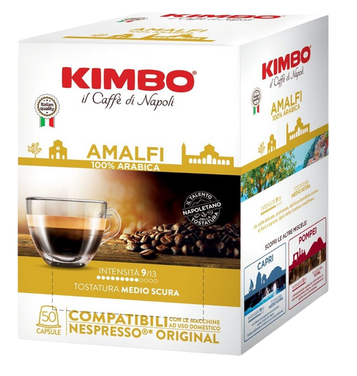 Kimbo Amalfi - 50 Capsule Compatibili Nespresso