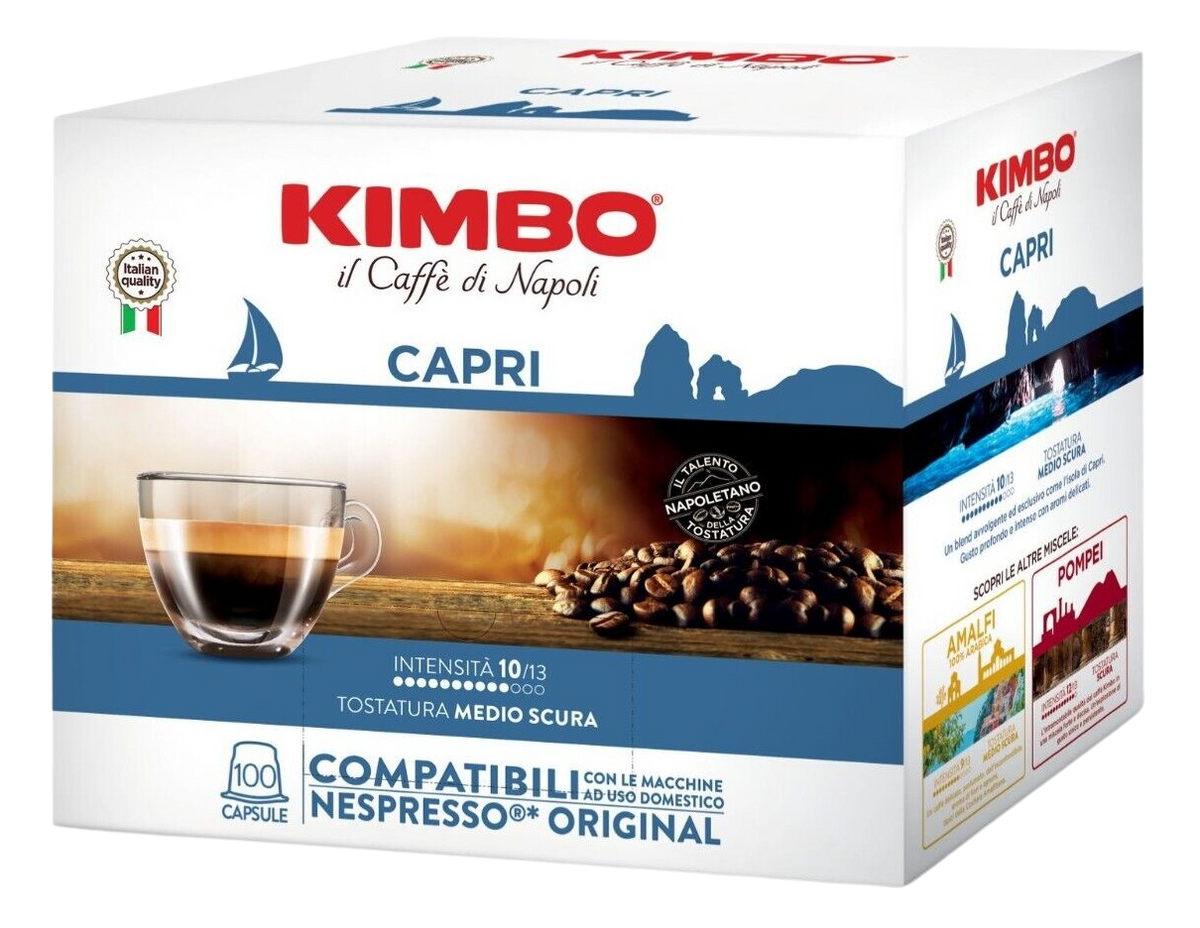 Kimbo Capri - 100 Capsule Compatibili Nespresso