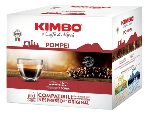 Kimbo Pompei - 100 Capsule Compatibili Nespresso