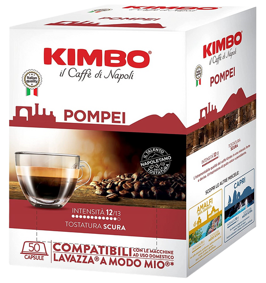 Kimbo Pompei - 50 Capsule Compatibili A Modo Mio