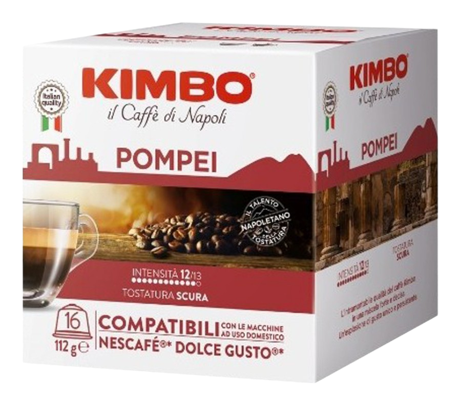 Kimbo Pompei - 16 Capsule Compatibili Dolce Gusto
