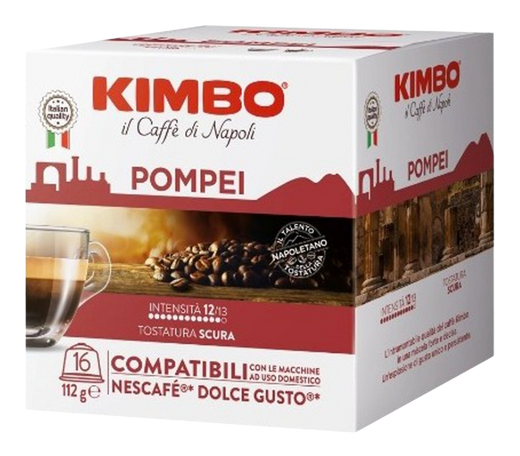 Kimbo Pompei - 16 Capsule Compatibili Dolce Gusto