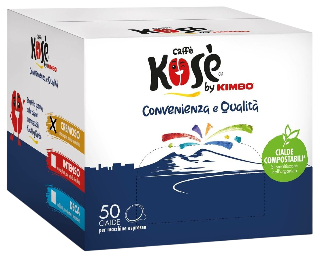 Caffè Kosè by Kimbo - Cremoso - 50 Cialde ESE44