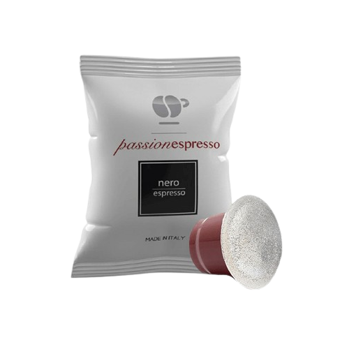 Lollo Caffè - Passionespresso Nero - 100 Capsule Compatibili Nespresso