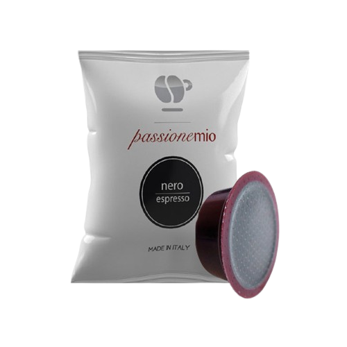 Lollo Caffè - Passionemio Nero - 100 Capsule Compatibili A Modo Mio