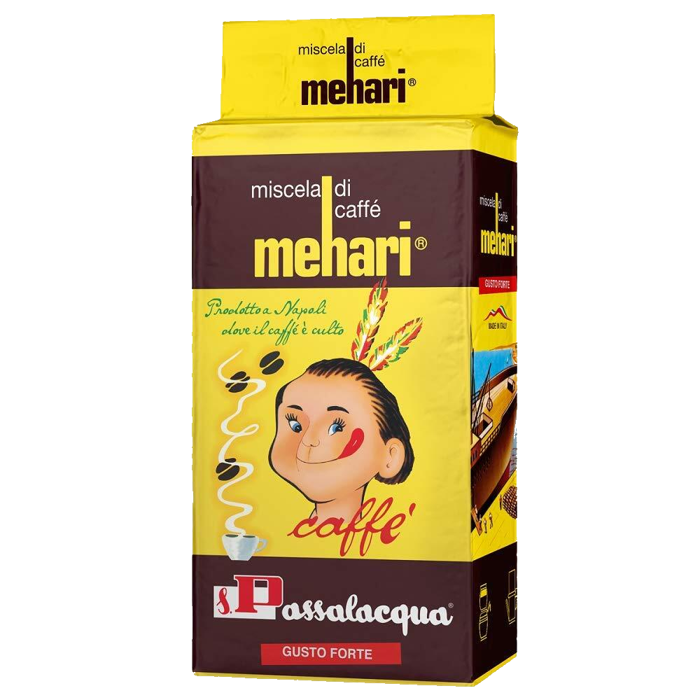 Passalacqua Mehari - Gusto Forte - Caffè Macinato in Pacchetto 250 g