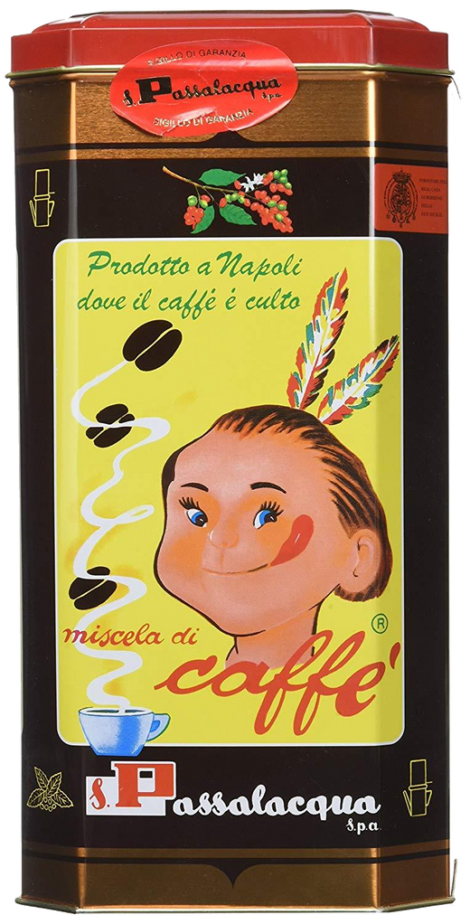 Passalacqua Moana - Gusto Morbido - 100% Arabica - Caffè Macinato in Lattina 1 kg