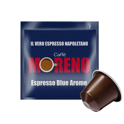 Caffè Moreno - Aroma Blu - 100 Capsule Compatibili Nespresso